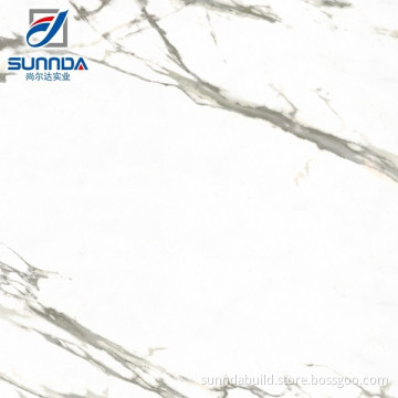 Factory of tiles in China White Natural Texture Glaze Ceramic Tile for the Hall